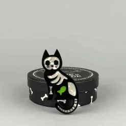 Tabby Tombstone Brooch