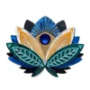The Blue Lotus Brooch