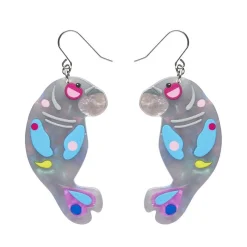 The Dutiful Dugong Drop Earrings