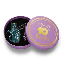 The Famous Fishing Cat Brooch