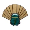 The Heart Of Egypt Scarab Brooch