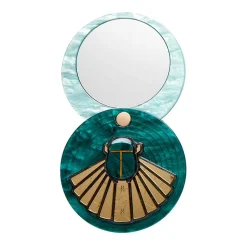 The Heart Of Egypt Scarab Mirror Compact