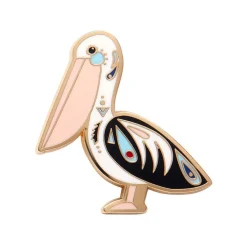 The Perceptive Pelican Enamel Pin