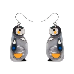 The Promising Penguin Drop Earrings