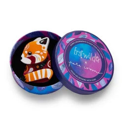 The Rakish Red Panda Brooch