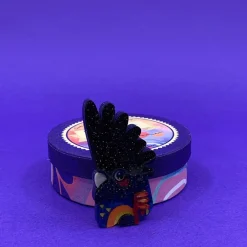 The Rare Red-Tail Cockatoo Brooch