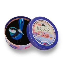 The Splendid Fairy Wren Brooch