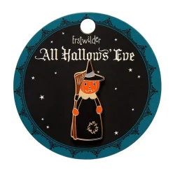 The Stitched Witch Enamel Pin