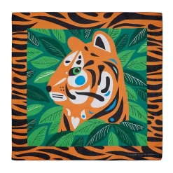 The Tranquil Tiger Square Scarf