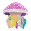 The Whimsical White Spotted Jellyfish Brooch