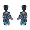 The Zealous Zebra Earrings