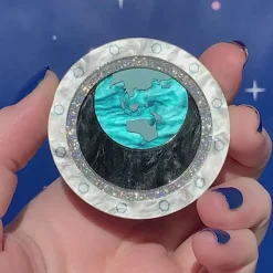 Tiny Blue Dot Brooch