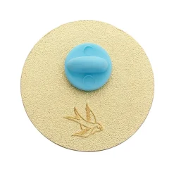 Tiny Blue Dot Enamel Pin