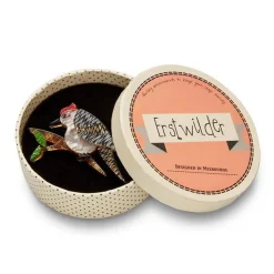 Tori Tree Drummer Bird Brooch