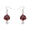 Twinning Toadstools Drop Earrings