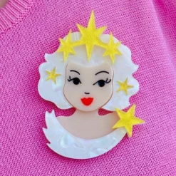 Virgo The Visionary Brooch