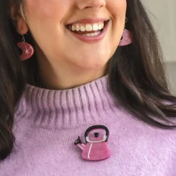 Whistle While We Work Brooch