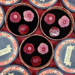 Wild Rose Bouquet Brooch Set