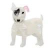 Willie The White Dog Brooch