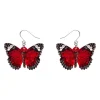 Wings Laced In Red Earrings