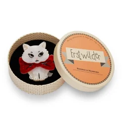 Wrapped Up In Love Kitten Brooch