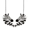 Zelda The Zany Zebra Necklace
