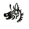 Zesty Zebra Brooch